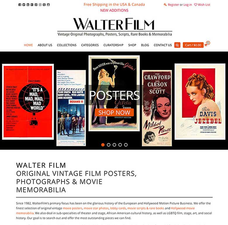 Walter Film Website