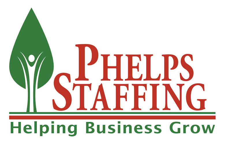 Phelps Staffing Company Logo and Trifold Brochure